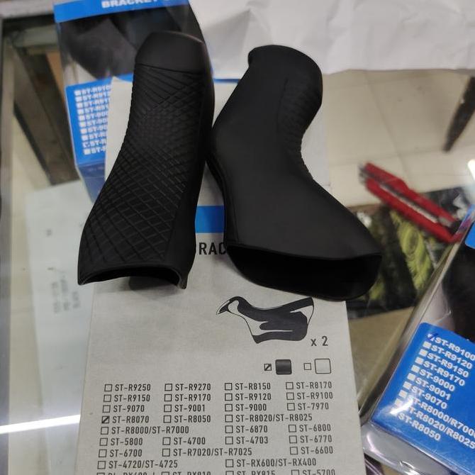 Shimano Bracket Covers ST-R8070 Hood Cover Karet Brifter Ultegra Di2 Disc Brake R8070 Original Shima