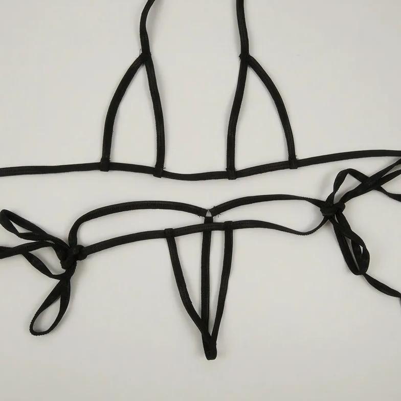 HOT SET G STRING  DAN BRA BERTALI TRANSPARAN SG035