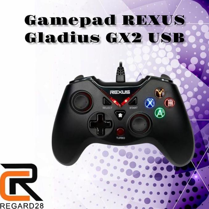 BEBAS ONGKIR - Rexus Gamepad Gladius GX2/Gamepad Rexus For Android + PC + PS3