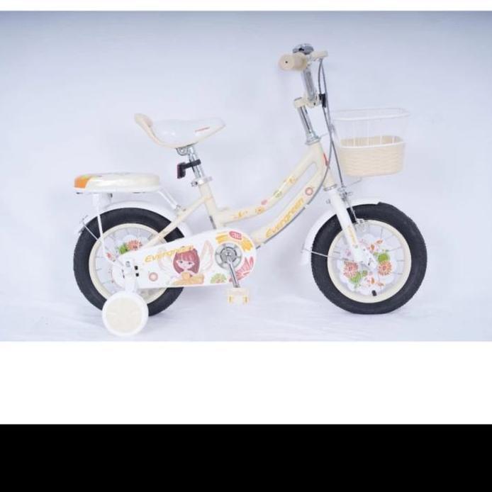 Sepeda Anak Perempuan Mini 18 Evergreen Daisy