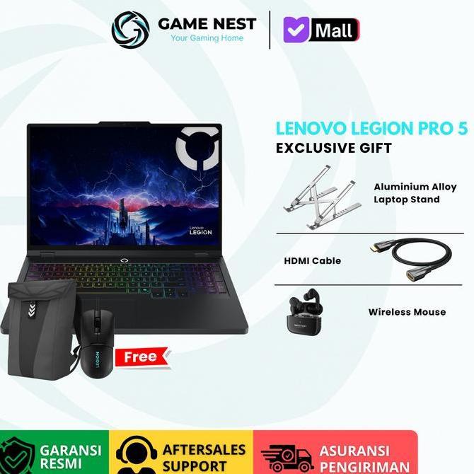 Lenovo Legion Pro 5i 16IAX10 Core Ultra 7 255HX RTX 5060 16GB RAM 1TB SSD 16" WQXGA OLED 165Hz G-Syn