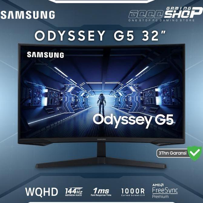 SAMSUNG ODYSSEY G5 / G-5 32'' WQHD Monitor - Gaming Monitor