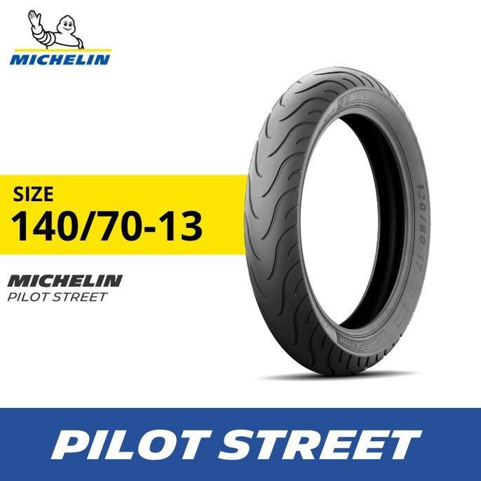 Ban Belakang Upsize Motor NMax Michelin PilotStreet 140/70-13 Tubeless