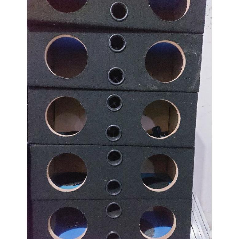 BOX SPEAKER 6 INCH DOUBLE BOX SALON KAYU 6IN DOBEL