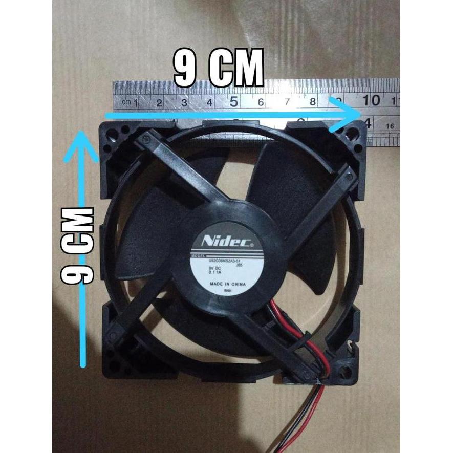 FAN MOTOR KIPAS KULKAS 2 PINTU PANASONIC NIDEC 8V DC RG27