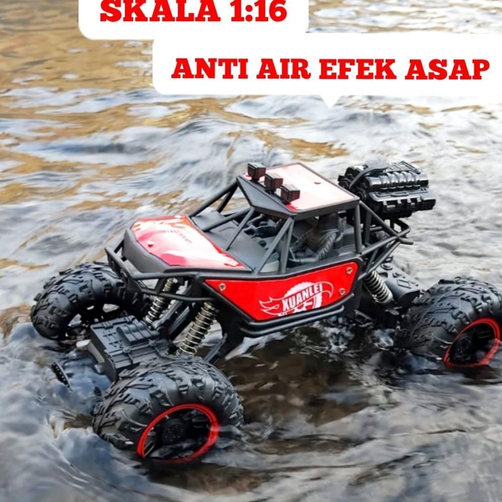 ORIGINAL MOBIL REMOTE CONTROL OFFROAD EFEK ASAP ANTI AIR WATERPROFF MAINAN RC UPGRADE BATERAI