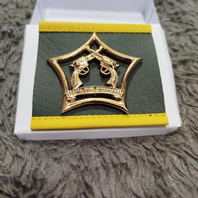 pin emblem baret pm polisi militer