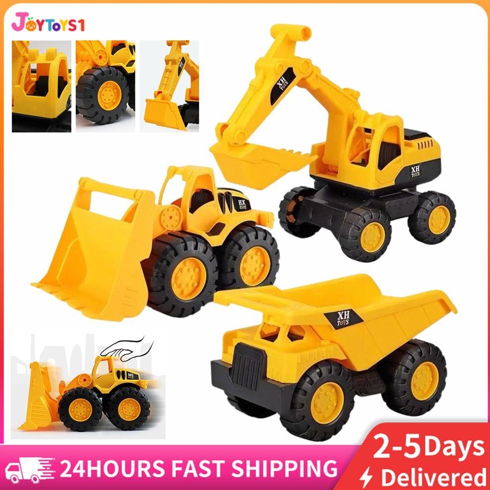Exclusive Joytoys1 Besar Truk Mainan Teknik Dump Truck Truk Mainan Bulldozer Excavator Traktor Mobil