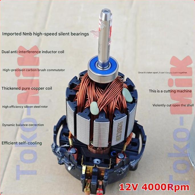dc motor dinamo blower kipas pendingin cooling fan cx11 dc 12v torsi besar untuk aplikasi otomotif