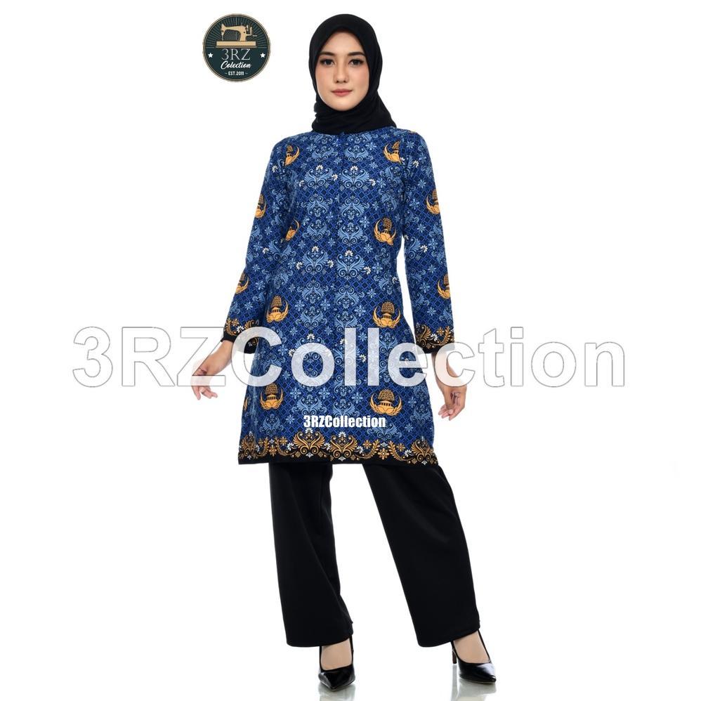 Promo Tunik Batik Korpri Wanita Seragam Korpri Wanita Gamis Korpri Terbaru