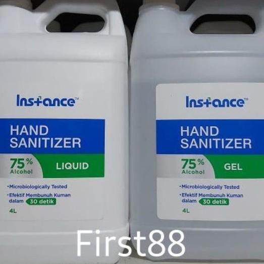 HAND SANITIZER INSTANCE  - PRODUKSI PT.KINO - ISI 4 LITER