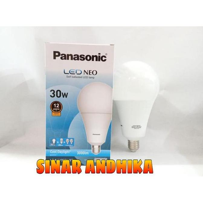 Ready Lampu Led Bulb Panasonic Neo 30 Watt Putih