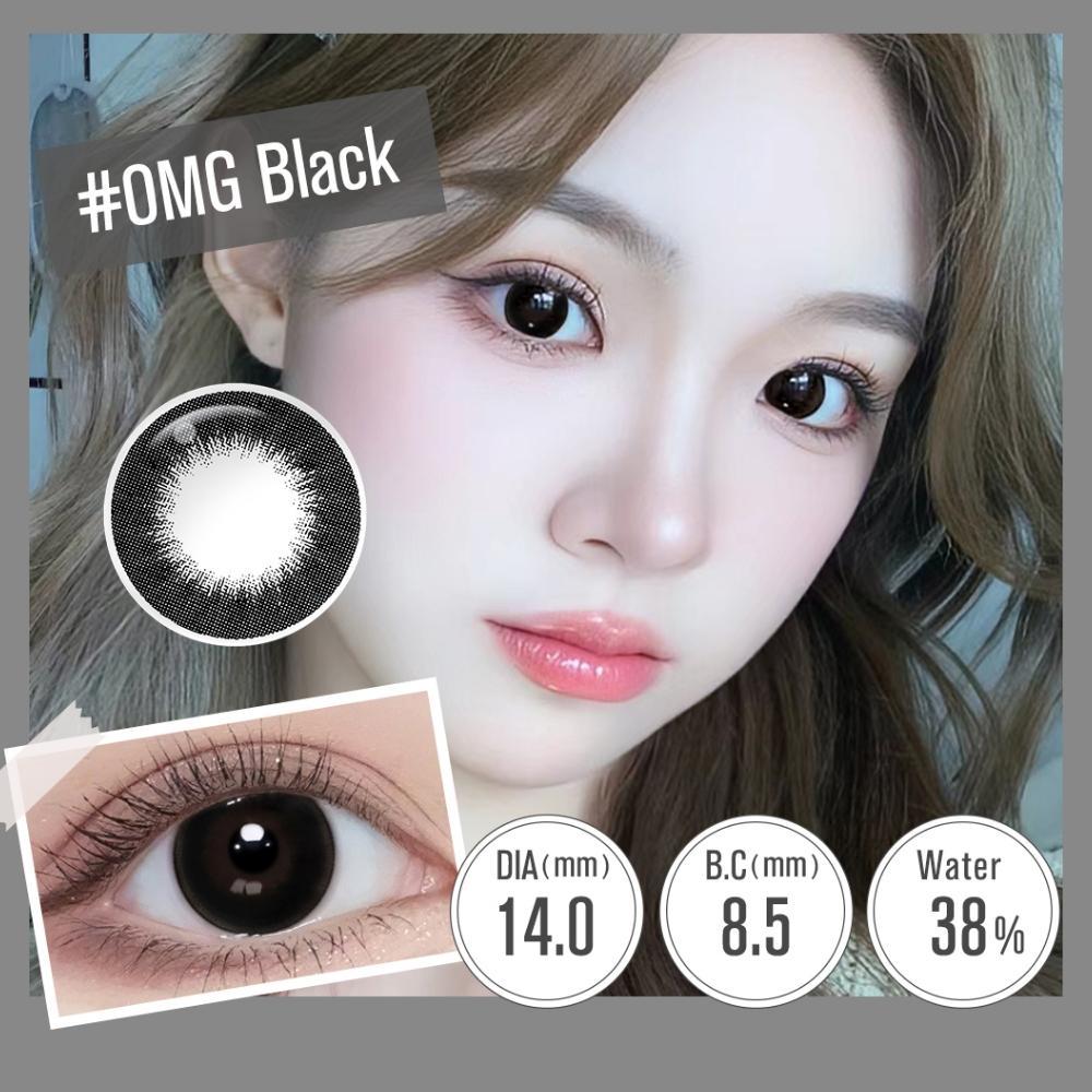 PREMIUM [0.00~-6.00]MAGISTER SOFTLENS HITAM 14MM-14.5MM SOFTLENS MINUS