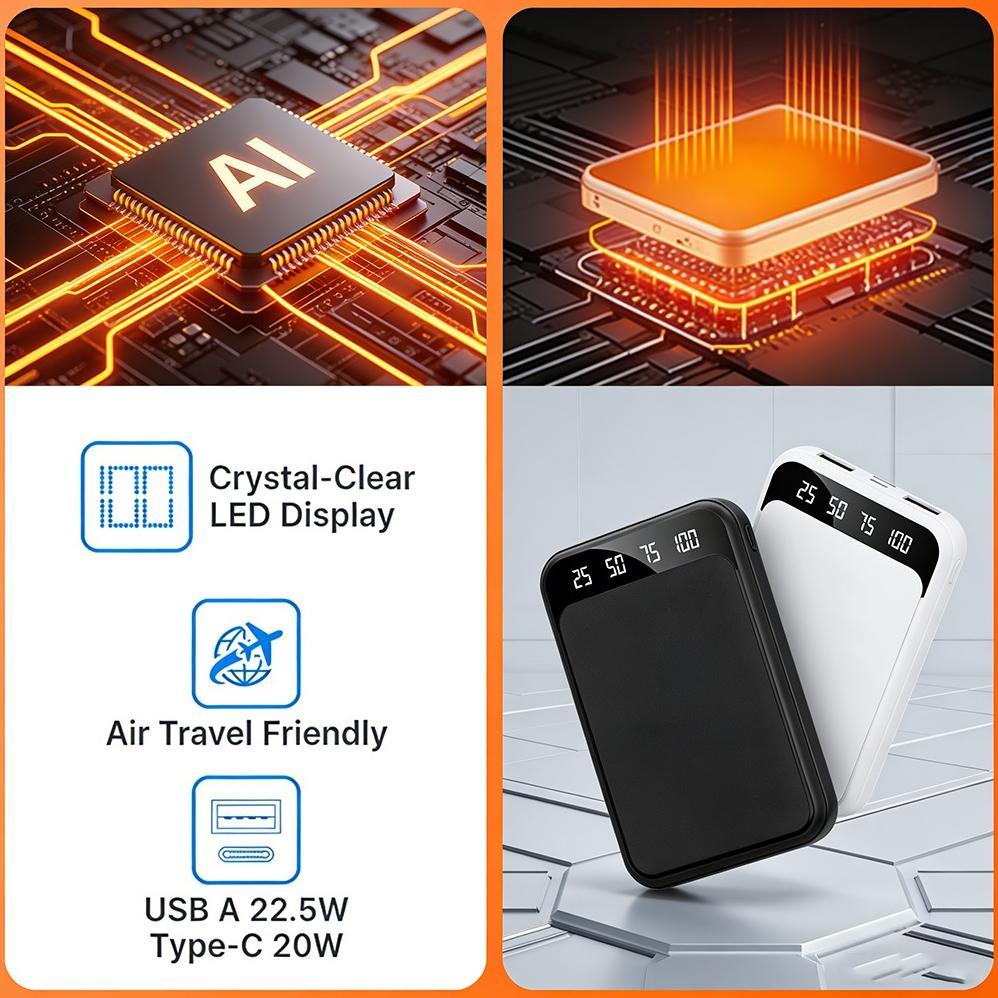Promo Terbaru Lentiven Powerbank 20000Mah Cute Mini Kartun Fast Charging