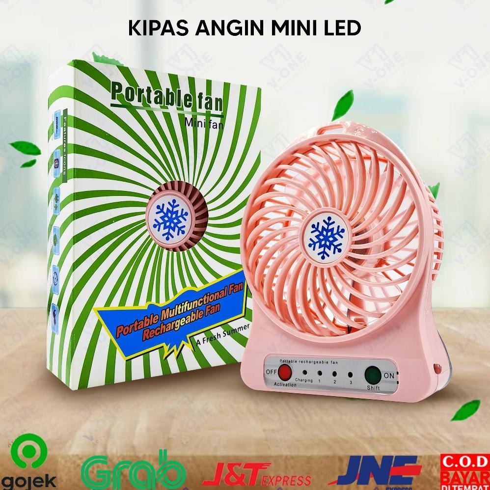 hot sale kipas angin bisa di cas / kipas angin mini led / kipas angin kecil