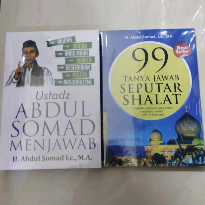 paket 2 buku abdul somad 99 tanya jawab seputar shalat ustadz abdul somad menjawab