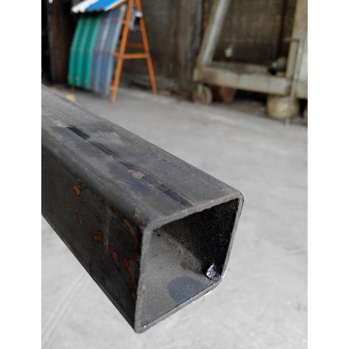 Besi Hollow Holo 40x40 mm (4x4 cm) tebal 2.1 mm Stall / Pipa Kotak