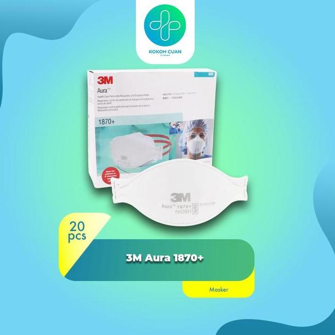 3M Aura 1870+ Masker N95 Surgical Mask isi 20