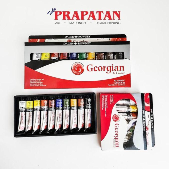 Daler Rowney Georgian Oil Color set | Cat Minyak