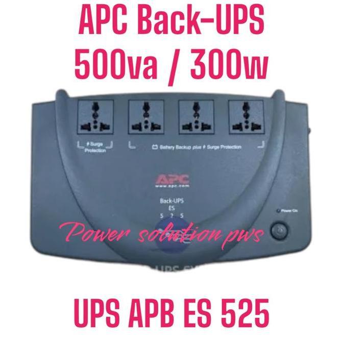 Ups Apc BE 525-AS + Baterai Baru ( Ups Apc 500Va/300Watt )