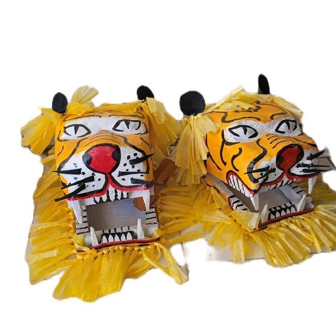 barongan macan, macanan,maian macan Mainan