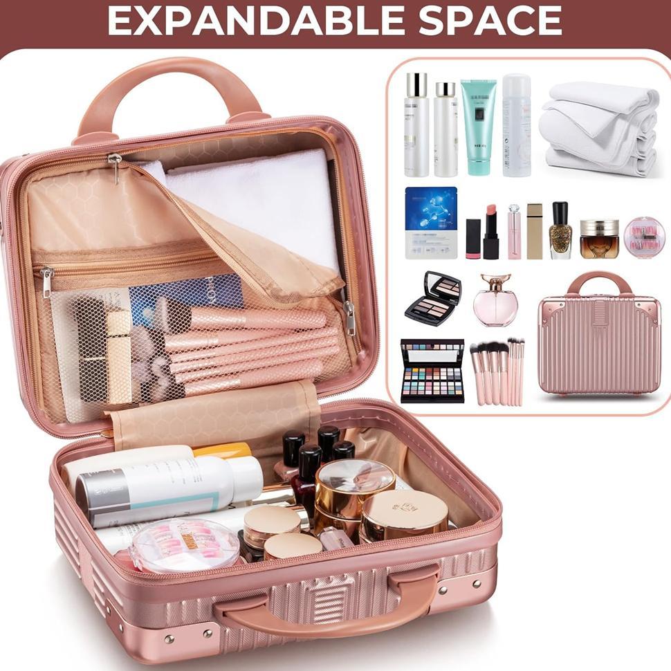 HOT DEALS Pololynix Tas Kosmetik Travel Koper 14 Inch Mini Kode Lock 3 Digit