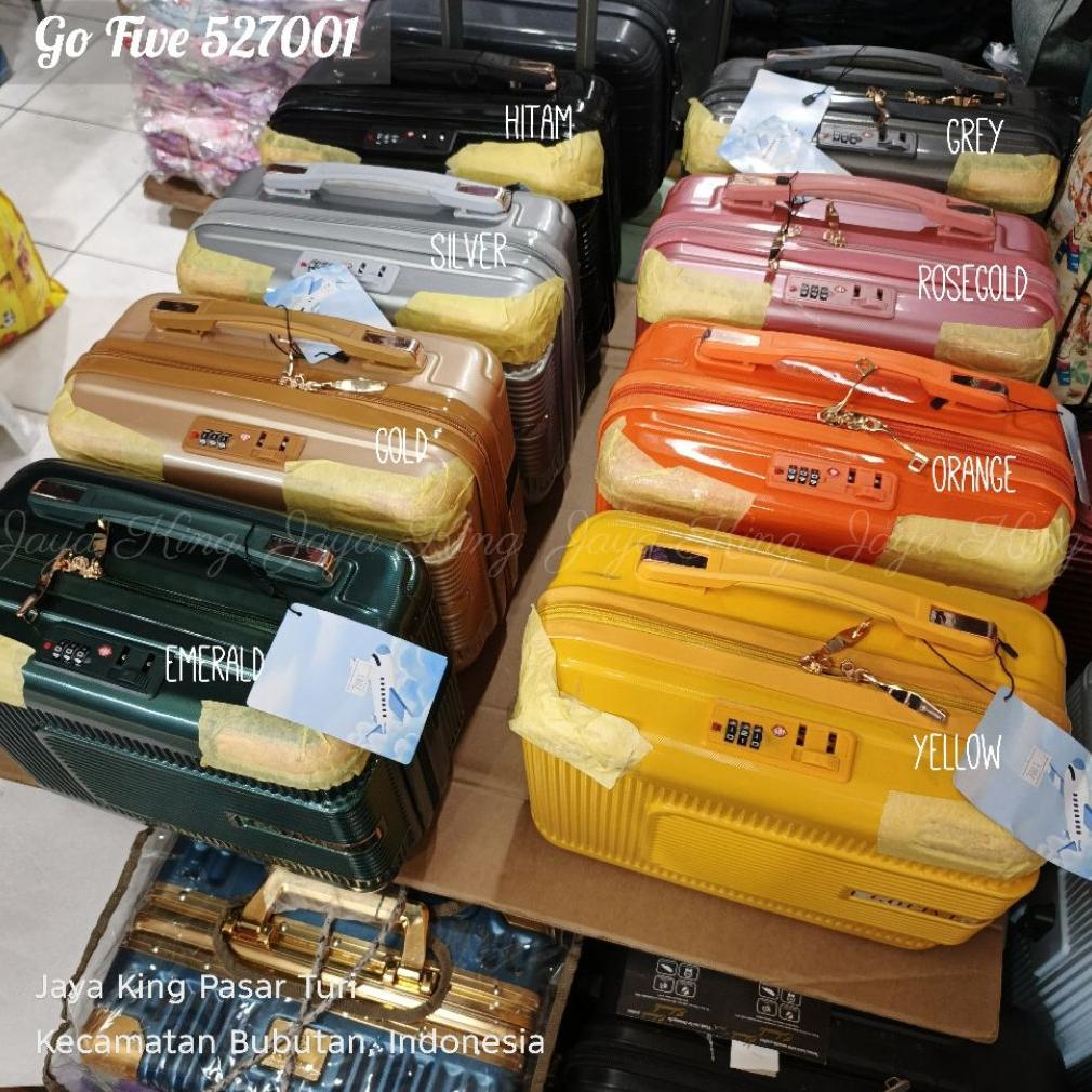 HOT DEALS Beauty Case 14 Inch Polo Premium Koper Kabin Fiber Mini Travel Bag