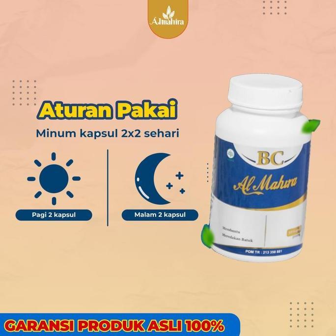 Lansungkirim- Paket 1 Botol Bc Almahira Isi 30 Kapsul