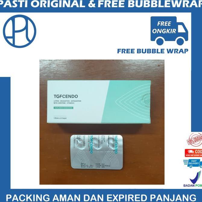 Lansungkirim- Tgfcendo Tgf Cendo Per Strip 6 Kaplet Suplemen Kesehatan Mata