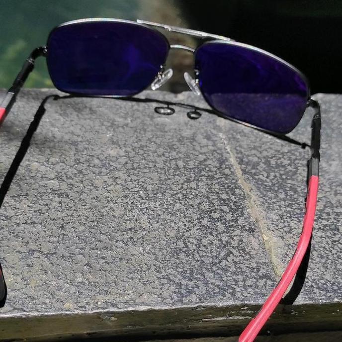 Sale Kacamata Pilot Pria Hitam Aviator Anti Radiasi Silau Import Polaris Siang Malam Mewah Cowok Ker