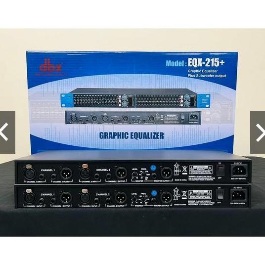 equalizer dbx EQX215+ EQX 215+ plus subwoofer