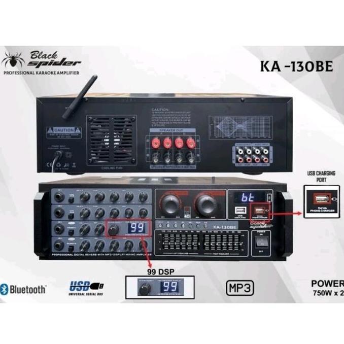 Power mixer 4 Channel megavox ka130E usb sd effect vocal