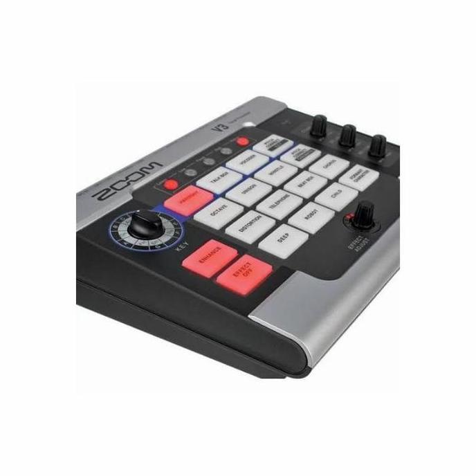 ZOOM V3 Effect Processor - Prosesor Suara dengan 16 Efek Kreatif & Kontrol Independen Kompresi Rever