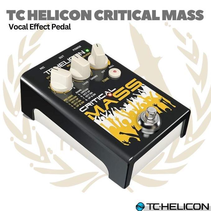 TC Helicon CRITICAL MASS Vocal Effect Pedal - Efek Vokal