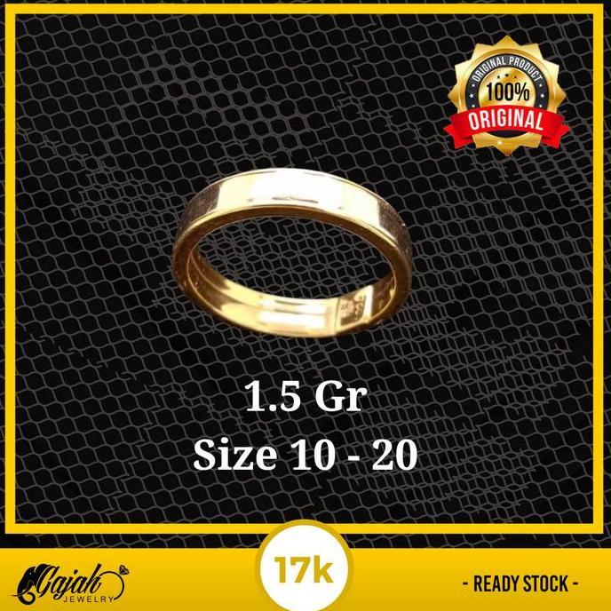 pakjajang_toys - cincin emas 17k 1.5 gram toko emas gajah online salatiga 841
