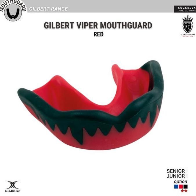 Gilbert Viper Mouthguard - Red TS