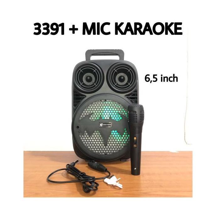 Fiteri_shopsans - SPEAKER 3391 BLUETOOTH PORTABLE 6'5 INCH KIMISO- KMS-3391