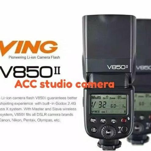 TERBARU - Godox V850 Ving-Flash speedlite Godox V850 Universal...