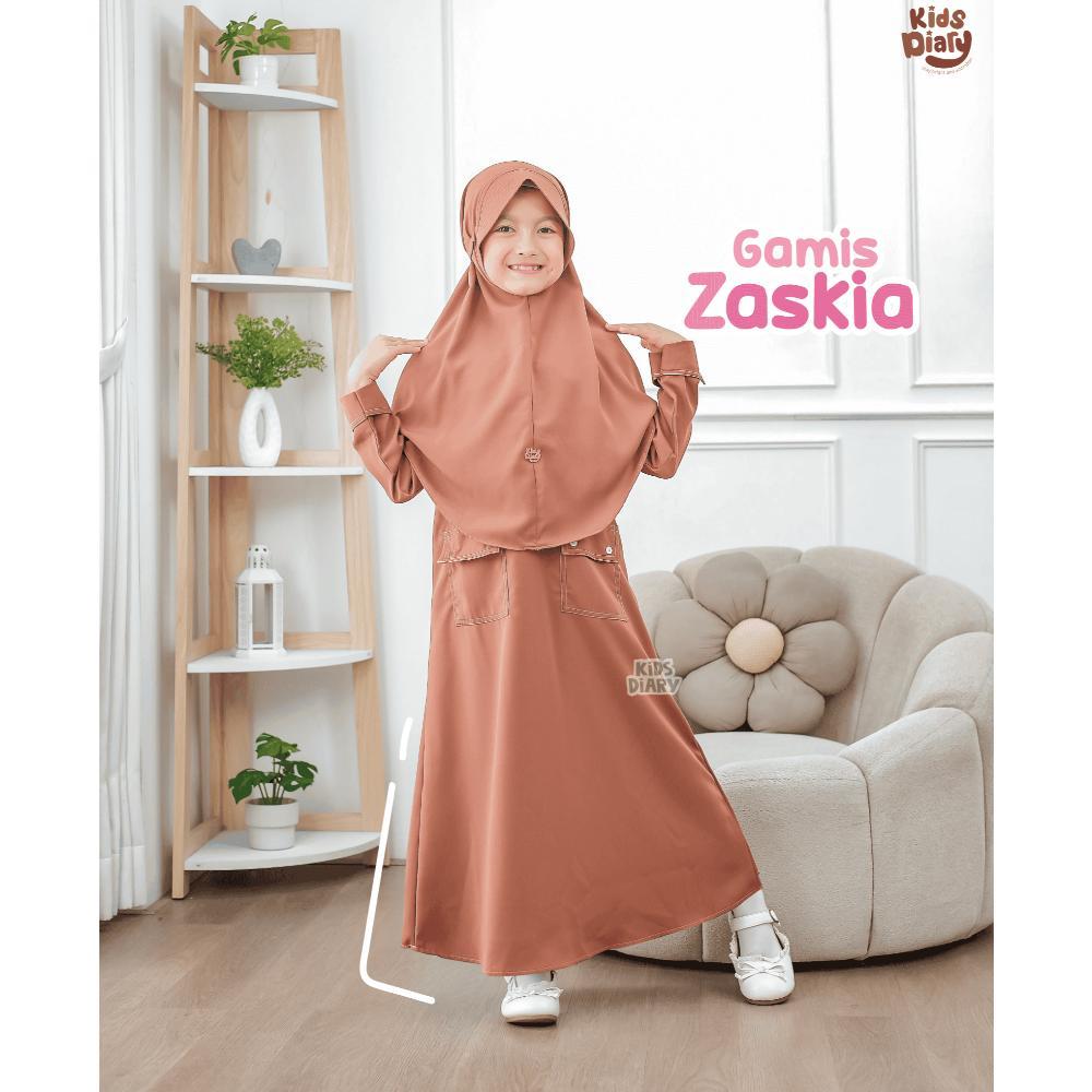 LIMITED KIDS DIARY PLUS - ZASKIA GAMIS ANAK PEREMPUAN MUSLIM POLOS ANAK PEREMPUAN SYAR'I SET HIJAB S
