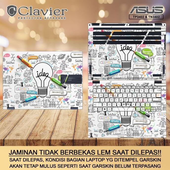 Cover Garskin Laptop Asus VivoBook S 14 Flip TP3402 TP3402V TP3402VA