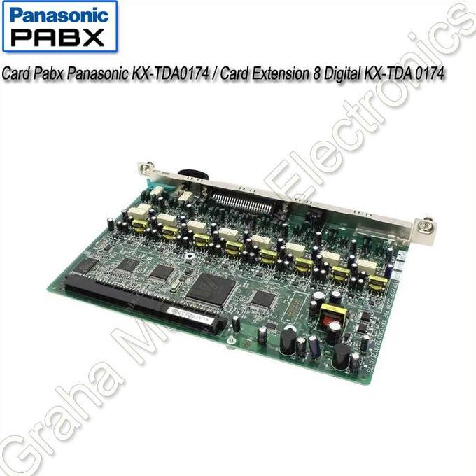 TERLARIS CARD PABX PANASONIC KX-TDA0174 / CARD EXTENSION 16 DITAL KX-TDA 0174