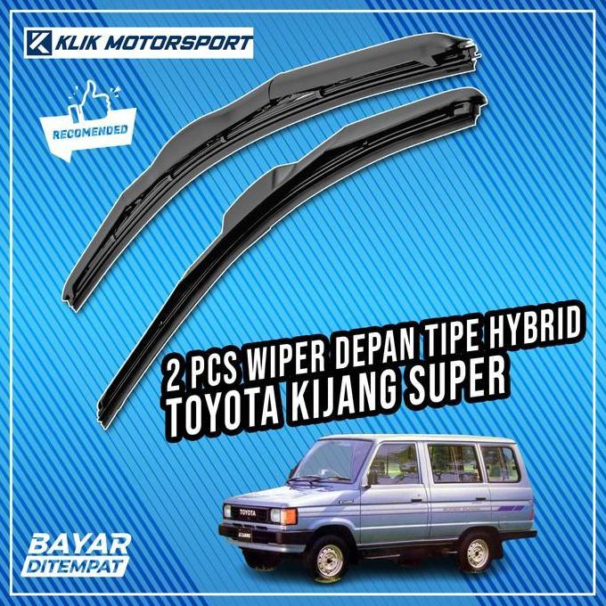 1 Set Wiper Hybrid Mobil Toyota Kijang Super