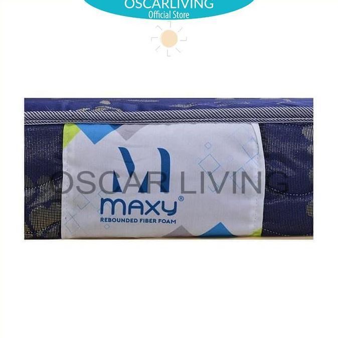 NEW KASUR CENTRAL MAXY KASUR REBOUNDED FIBER FOAM UK 90 X 200 - BIRU ORI