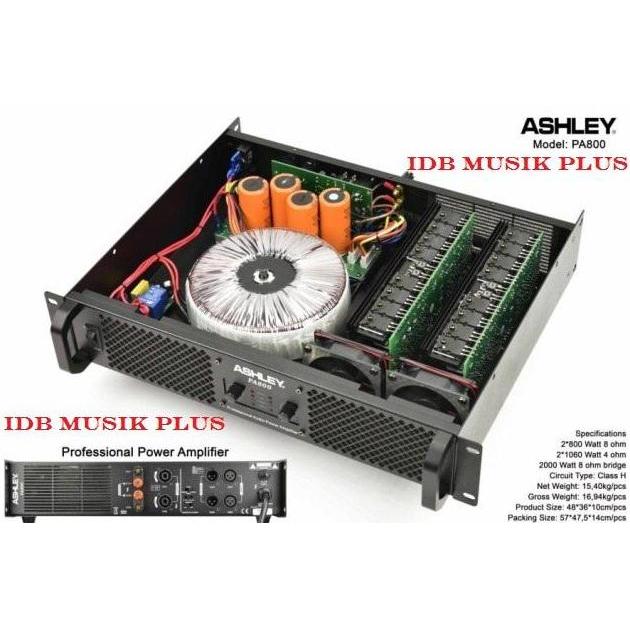 TERBARU - Power Ampli Class H Ashley Pa800 Pa 800 Original Ashley