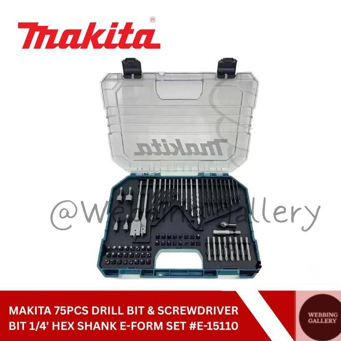 Promo Makita Mata Bor Obeng Multifungsi Makita 75Pcs 1/4" E-15110