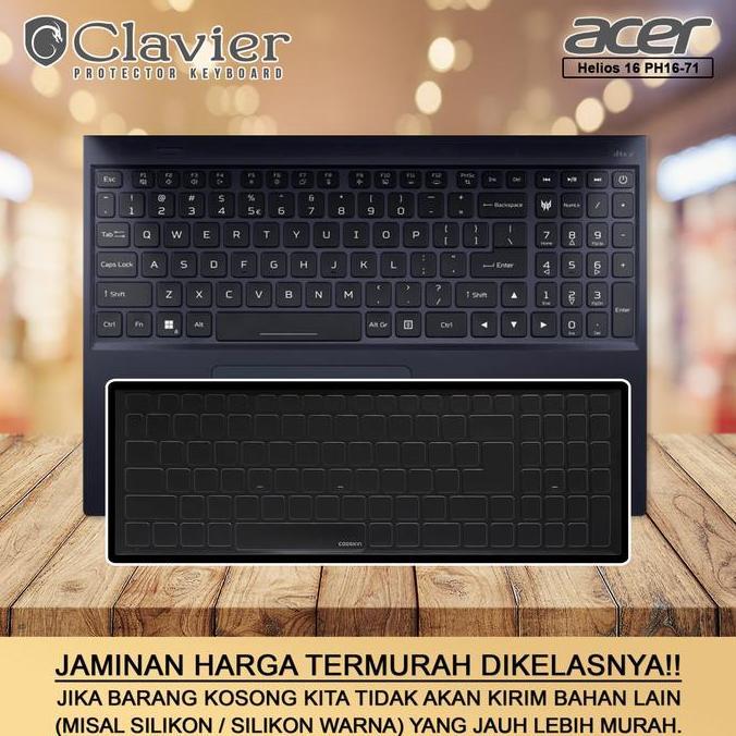 Cover Garskin Laptop Acer Predator Helios 16 PH16-71-95FH 99ZW Bening