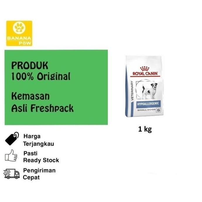 Dog Food Royal Canin Hypoallergenic Small Dog 1Kg
