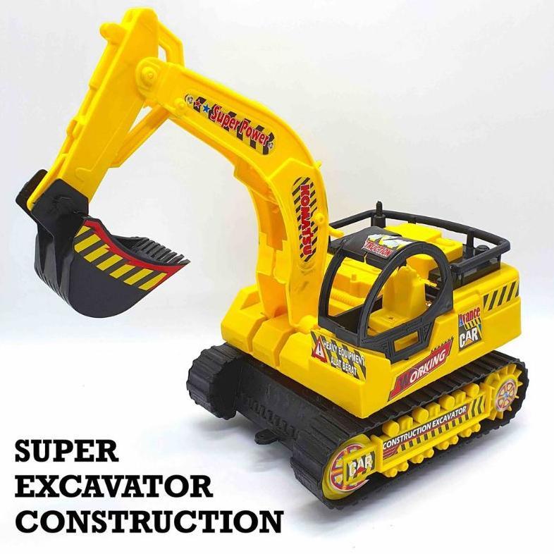 FAST DELIVERY ST 2119 - Mainan Truk Super Excavator Construksi Bego Super Jumbo ST2119