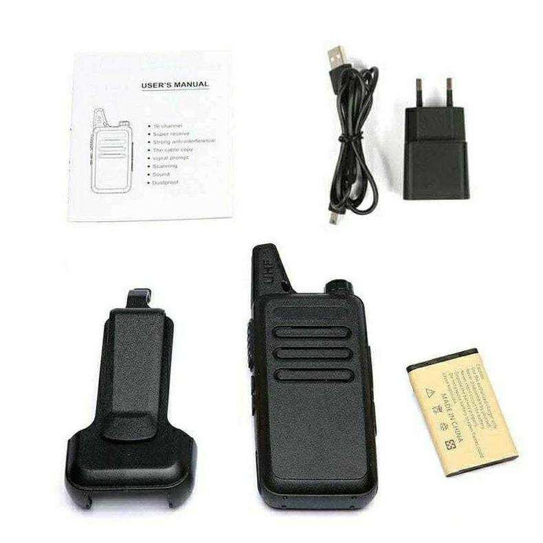 ISI 2 HT WLN WARNA BLACK | HT WLAN SEPASANG UHF TWO WAY | RADIO KOMUNIKASI TAKTIS MEMPERMUDAH  KOMUN