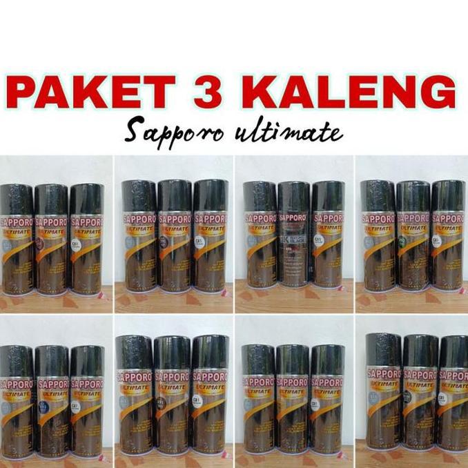 Grosir C. Paket 3 Kaleng Pilok Pilox  Sapporo Ultimate Saporo M84 Pdk Gold Xt03 Bunglon Sultan Xt01 